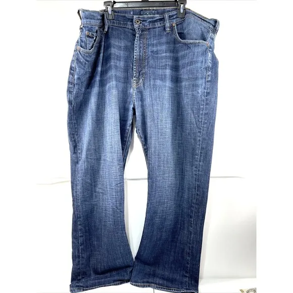 Lucky Brand 181 Relaxed Straight 46/30 Mens Dark Jeans