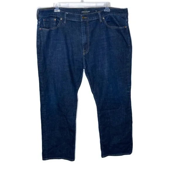 Men’s Lucky Brand 181 Relaxed Straight Jeans Size 46 Dark Wash