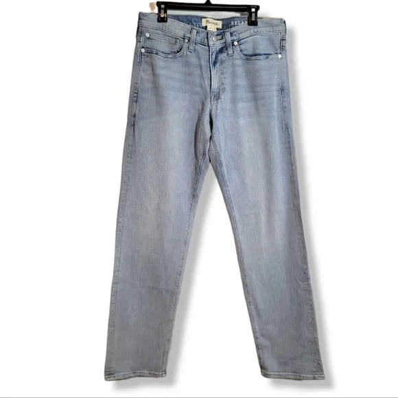 Madewell Relaxed Straight Mens Jeans Light Wash 31 X 34
          
      NWT