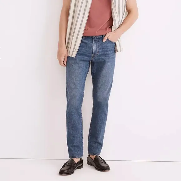 MADEWELL | Men’s Slim Straight Leg Jeans (35x34)