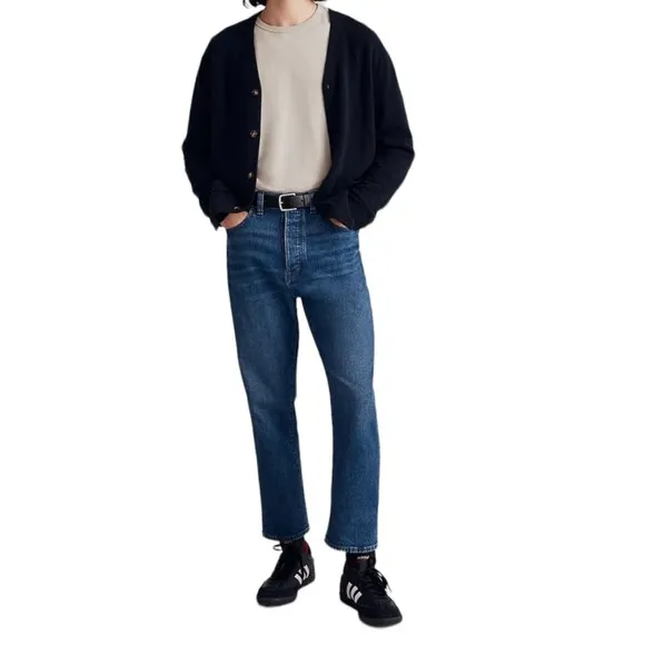 Madewell Mens Medium Wash Vintage Bootcut Cropped Jeans Size W34 L30 NWOT