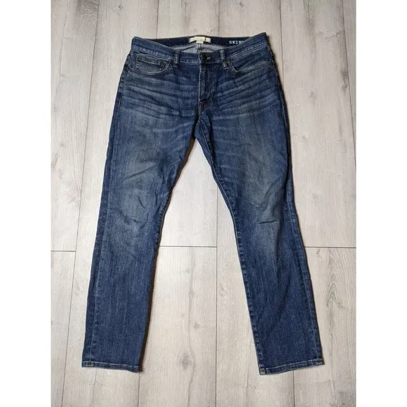Madewell Skinny Everyday Flex Bramlett Wash Blue Denim Men's Size 31 x 30