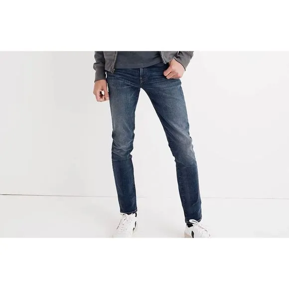 Madewell skinny jeans in wellmoor wash size 29