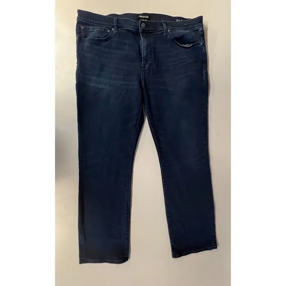 Madewell Men's Slim Jeans in Paxson Wash (Dark Wash,) 40x32