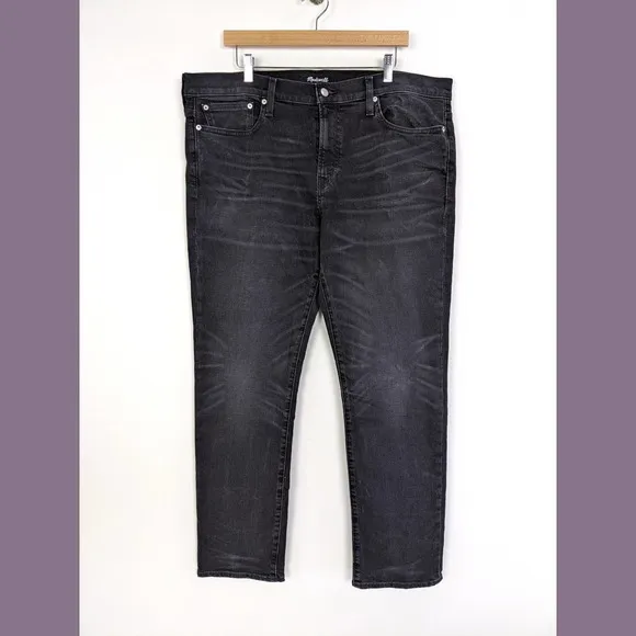 Madewell Size 38x32 Men's Slim Jeans In Claybrook Black