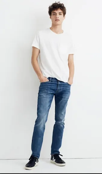 Madewell Slim Jeans Gerald Wash Size 32x32