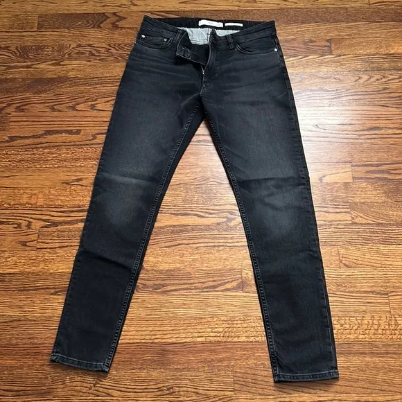 COPY - Mango Man Faded Black Skinny Jeans