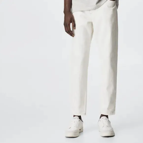 NWT- Mango ben tapered loose crop jeans-34
          
      NWT