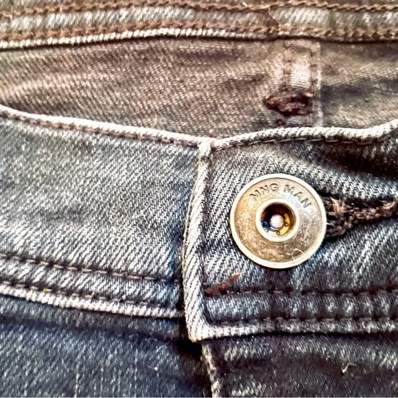 Mango Jeans | Black Denim Distressed Skinny Jeans | Size US 28 EUR 38