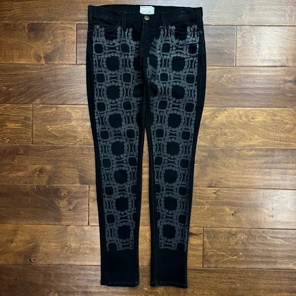 MARNI Jeans Pearl Print Graphic Denim Rare Luxury Designer Italy Streetwear
