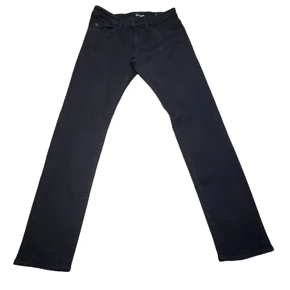 Men's Black Mavi Jake Slim Straight Jeans Sz 30/32