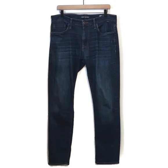 Mavi Marucs Slim Straight Leg Dark Wash Men's Denim Jean Size 33/30