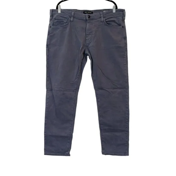 Mavi Mens Size 38 Gray Jake Slim Leg Medium Wash Mid Rise Skinny Jeans