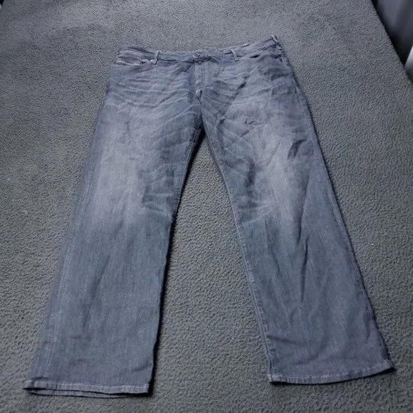 MAVI Matt Relaxed Straight Leg Stretch Jeans Cotton Denim Gray Mens Size 42x32