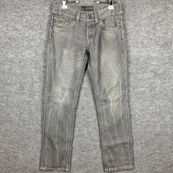 MEK Denim USA Voyage Collection Jeans Men's 30x34 Glasgow Straight Leg Gray Wash