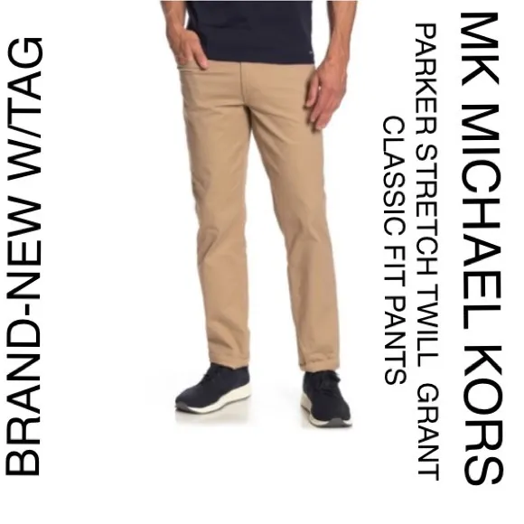 NWT MICHAEL KORS MENS TWILL CLASSIC FIT JEAN PANTS
          
      NWT