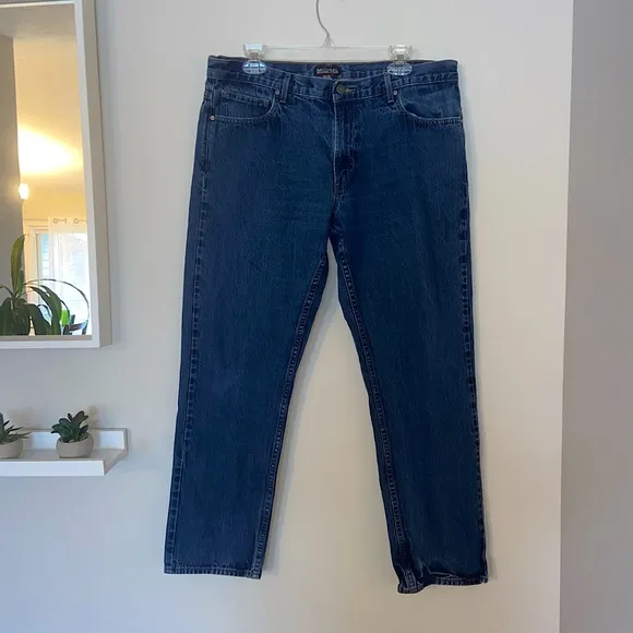 Michael Kors Medium Dark Wash Relaxed Fit Jeans Size 36 X 30