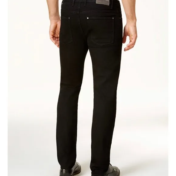 Michael Kors Men’s Black Slim Fit Parker Jeans