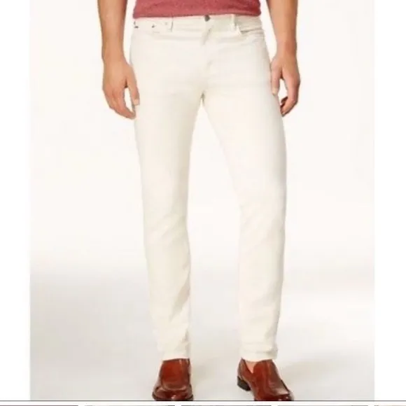 Michael Kors Ivory Cream Color Parker Slim Fit Stretch Jeans
          
      NWT