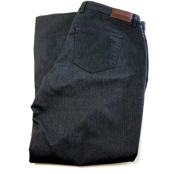 Michael Kors Lightweight Gray Herringbone Jeans 40/32 Mid Rise Parker Slim Fit
