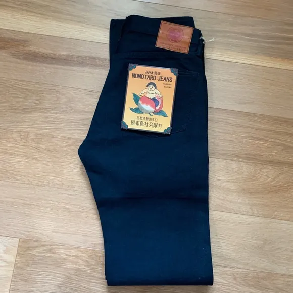 MOMOTARO JEANS 0701MC SP Superior Demin Dark Blue 34x36 Japan Buttonfly.