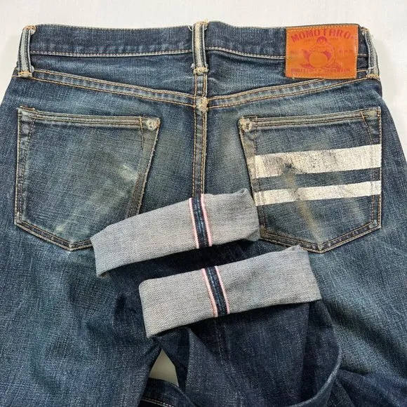 Momotaro Battle Flag Selvedge Jeans Size 31