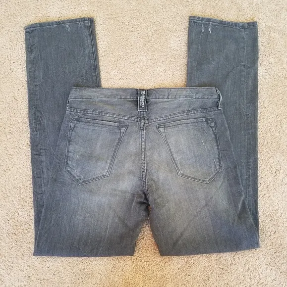 Mens Monarchy Distressed Denim Jeans