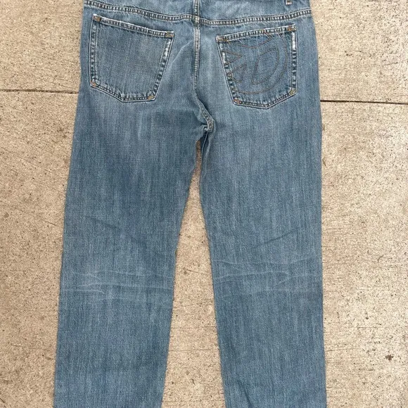Vintage Moschino Denim Jeans Designer Made in Italy 38x30