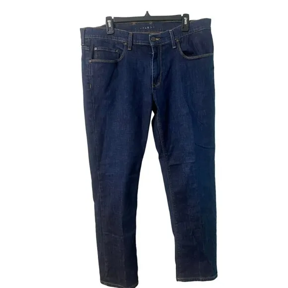 Mott & Bow Slim Straight Jeans 36x30 Blue Denim Mens