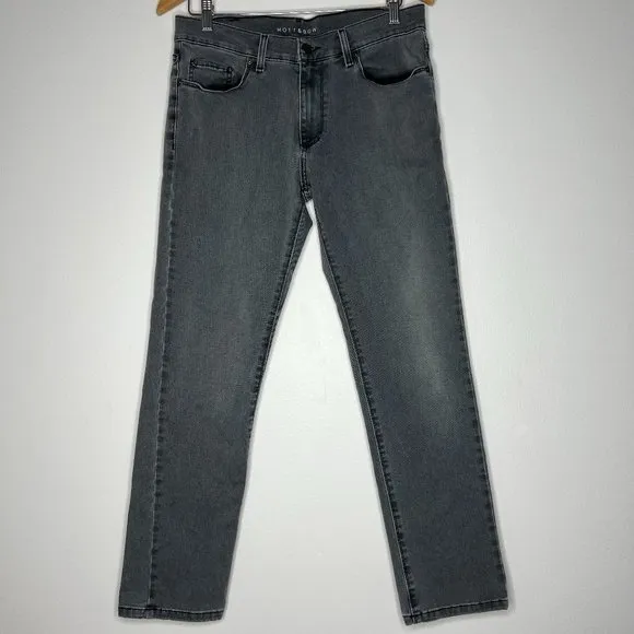 Mott & Bow Faded Gray Washed Denim Slim Fit Mens Jeans Size 31 x 30