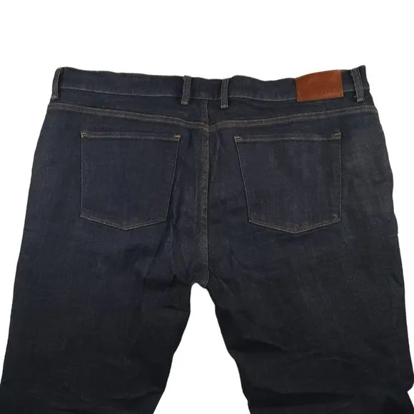 Mott & Bow Jeans 40x32 Men's Relaxed Straight Wooster Stone Wide Leg. Stretch