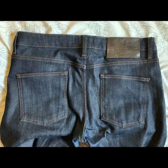 Naked and famous worn once never washed crisp new