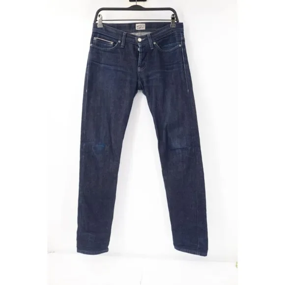Naked famous jeans Mens 29 W31 Weird Guy slim Taper indigo selvedge cotton blue