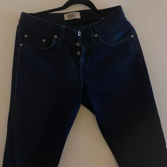 Naked and Famous Indigo Stretch Selvage suze 30 developing exquisite fading