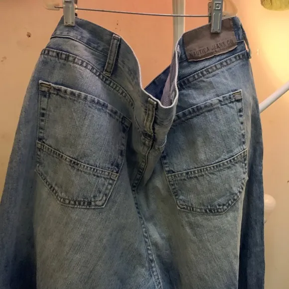 NAUTICA JEANS COM JEAN STONE WASH DENIM SIZE 42 -
          
      NWT