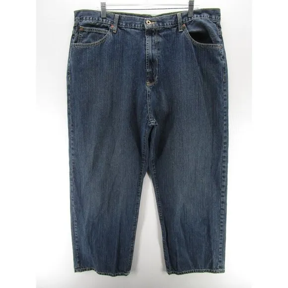 Nautica Jeans 40X30 Straight Denim Y2k 2000s Work Pants Loose Preppy