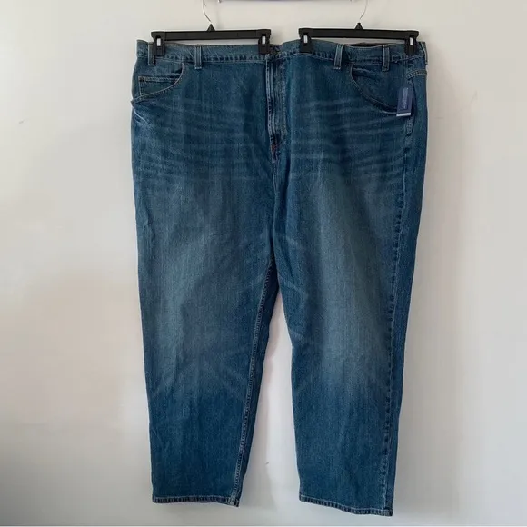 Nautica Men’s Relaxed Straight Jeans Blue Cotton Stretch Size 60x30
          
      NWT