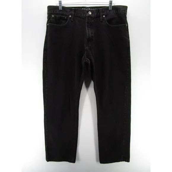Nautica Jeans 36X32 Straight Relaxed Fit Denim Preppy Work Pants
