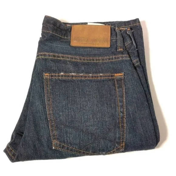Nautica Jeans Mens 30 X 32 Denim Dark Wash Straight Leg FIT Cotton
