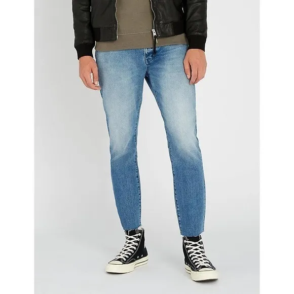 NEUW Lou Slim-fit Skinny Cropped Jeans Solar Blue
          
      NWT