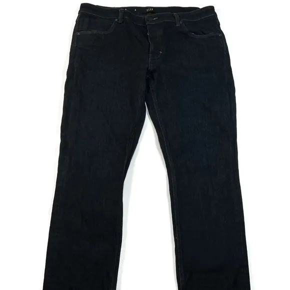NEUW Iggy Skinny Black Jeans Mens 38 x 32 Button Fly Stretch Denim