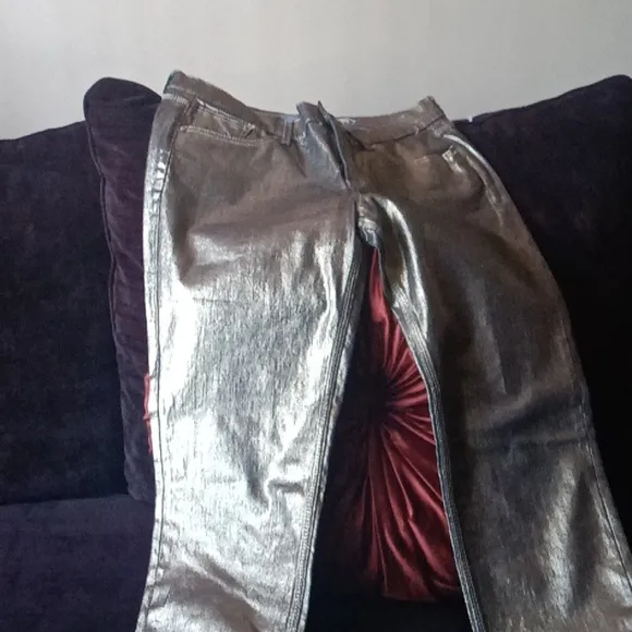 Skinny jeans 👖 Gold Metallic