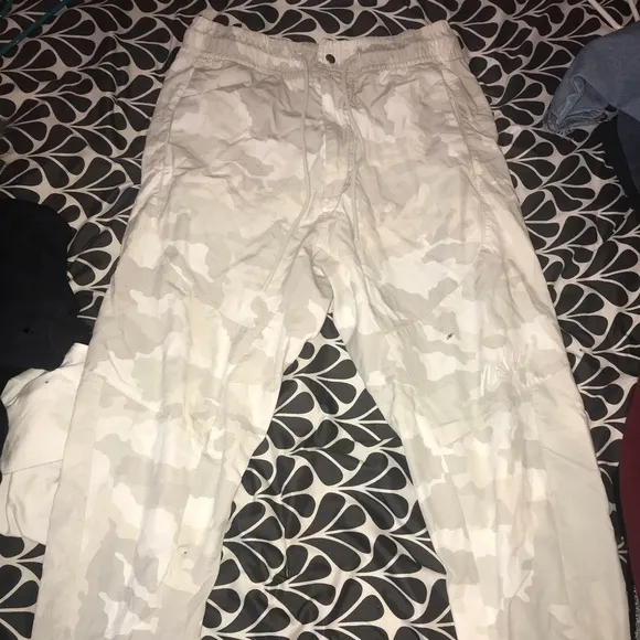 Nike white camo pants