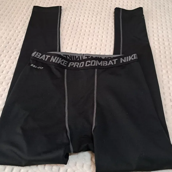 NIKE  PRO  Combat  Dri fit  Men  Leggings  size XL  Black