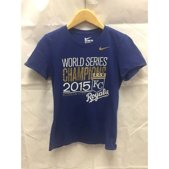 Nike Royals Blue World Series Tee Short Sleeve Sz Small