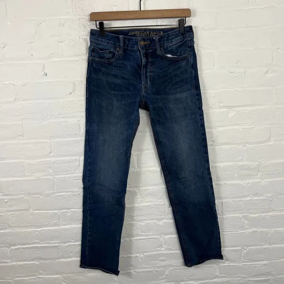 American Eagle Outfitters Men's Flex 4 Skinny Jeans Dark Wash Size 29X30