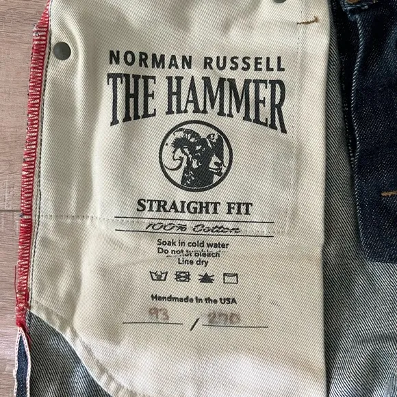 Vintage Norman Russell The Hammer Jeans