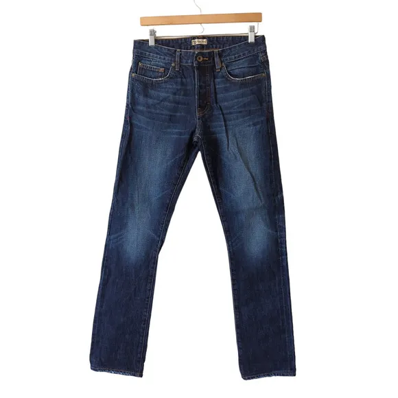 Norman Russell Cookie Slim Fit Jeans Denim Mens Button Fly Selvedge 31x33 EUC