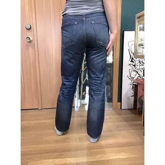 Norman Russell The Cookie 30” Dark Wash Straight Leg Selvedge Jeans