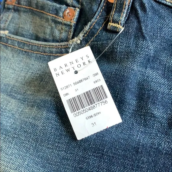 New Barney’s NSF Ripped Denim Jeans size 31
          
      NWT